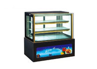Réfrigérateur d'affichage du gâteau 450W du verre trempé 1200mm