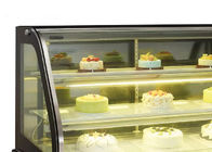 Réfrigérateur d'affichage du gâteau 620W du verre trempé 1200mm