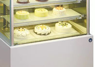 Trois réfrigérateur d'affichage du gâteau de la couche 1500mm 750w