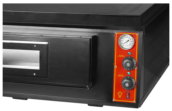 Les plate-formes du message publicitaire 2 de vue de fenêtre intoxiquent la pizza Oven For Hotel type de bureau du grille-pain 9KW de pain de 1 couche