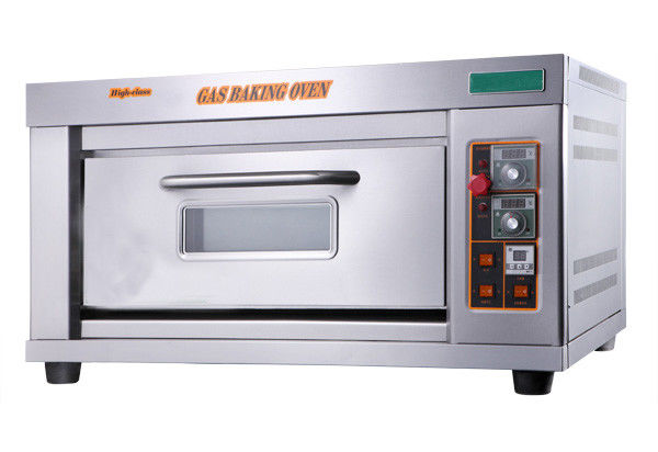 Four de gaz simple de plate-forme de dessus de Tableau, équipement commercial de fabricant de pain 0.24kg/H
