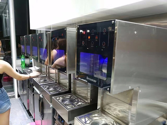 Les solides solubles automatiques traient la machine de Bingsu de neige/la machine à glaçons neige d'extra-fin